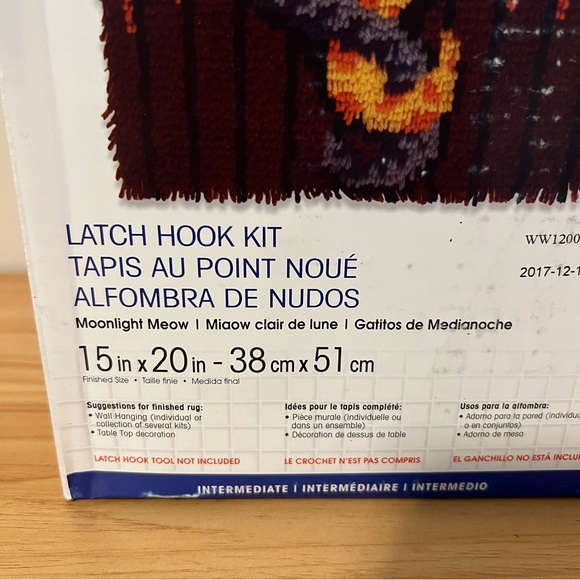 Vintage | Latch Hook DIY Moonlight Meow - Picture 2 of 10